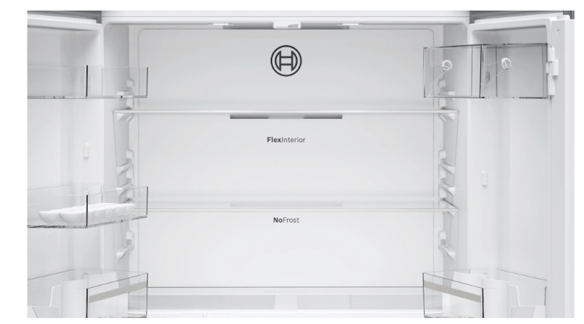 Bosch-90.5Cm Refrigerador Multipuerta, Libre Instalación, Acero Inoxidable Antihuellas, Serie 4.