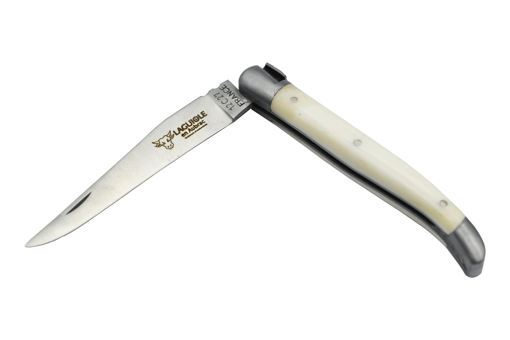 LAGUIOLE - Cuchillo plegable con mango de hueso image 2