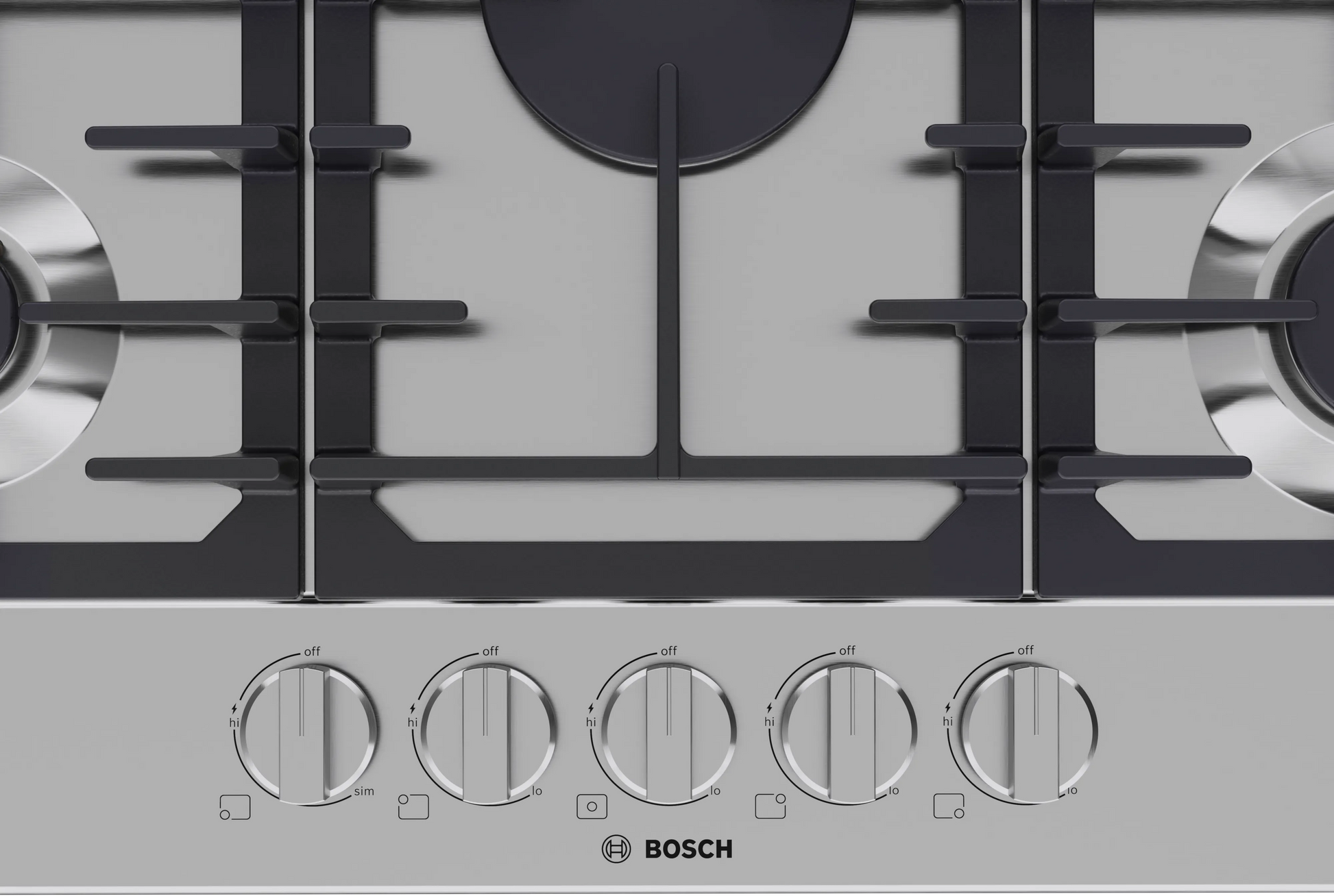 BOSCH - Placa de Gas 30" Serie 300 - 5 Quemadores, Acero inoxidable image 2