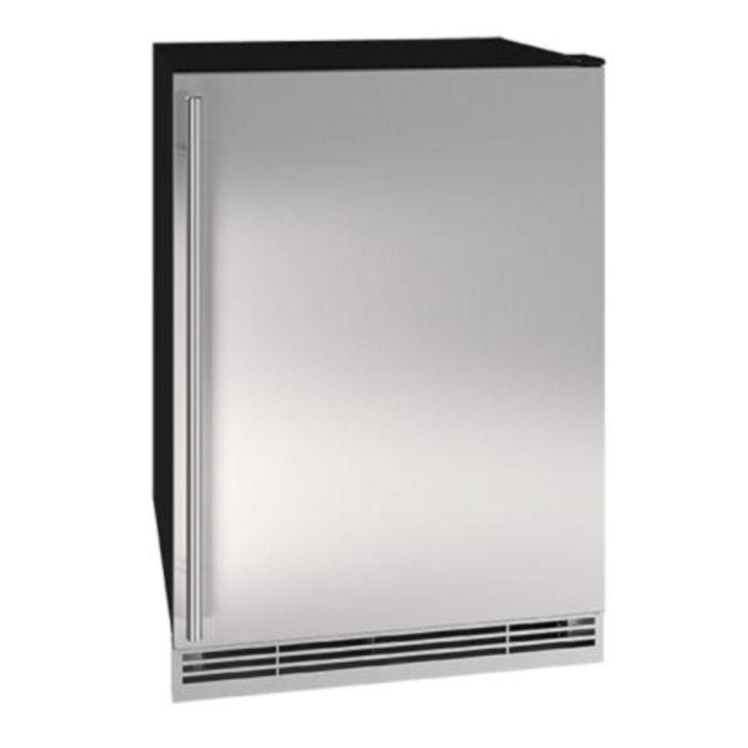 U-LINE - Refrigerador-Congelador de 24" con Bisagra Reversible, Acero Inoxidable Sólido, 115v