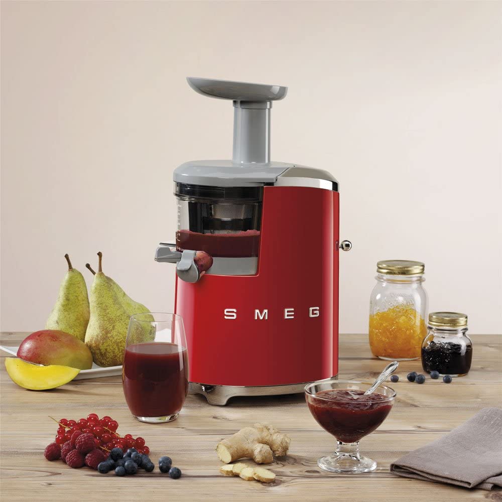 SMEG - Extractor de Jugo Lento Estilo Retro 50's - Rojo image 2