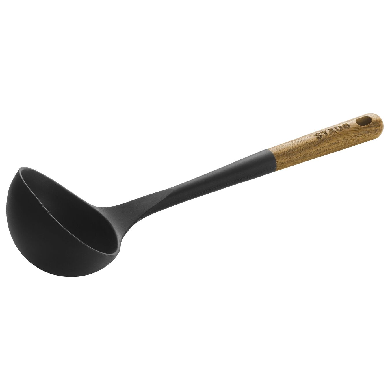 STAUB - Cucharón para Sopa de Silicona Negra image 0