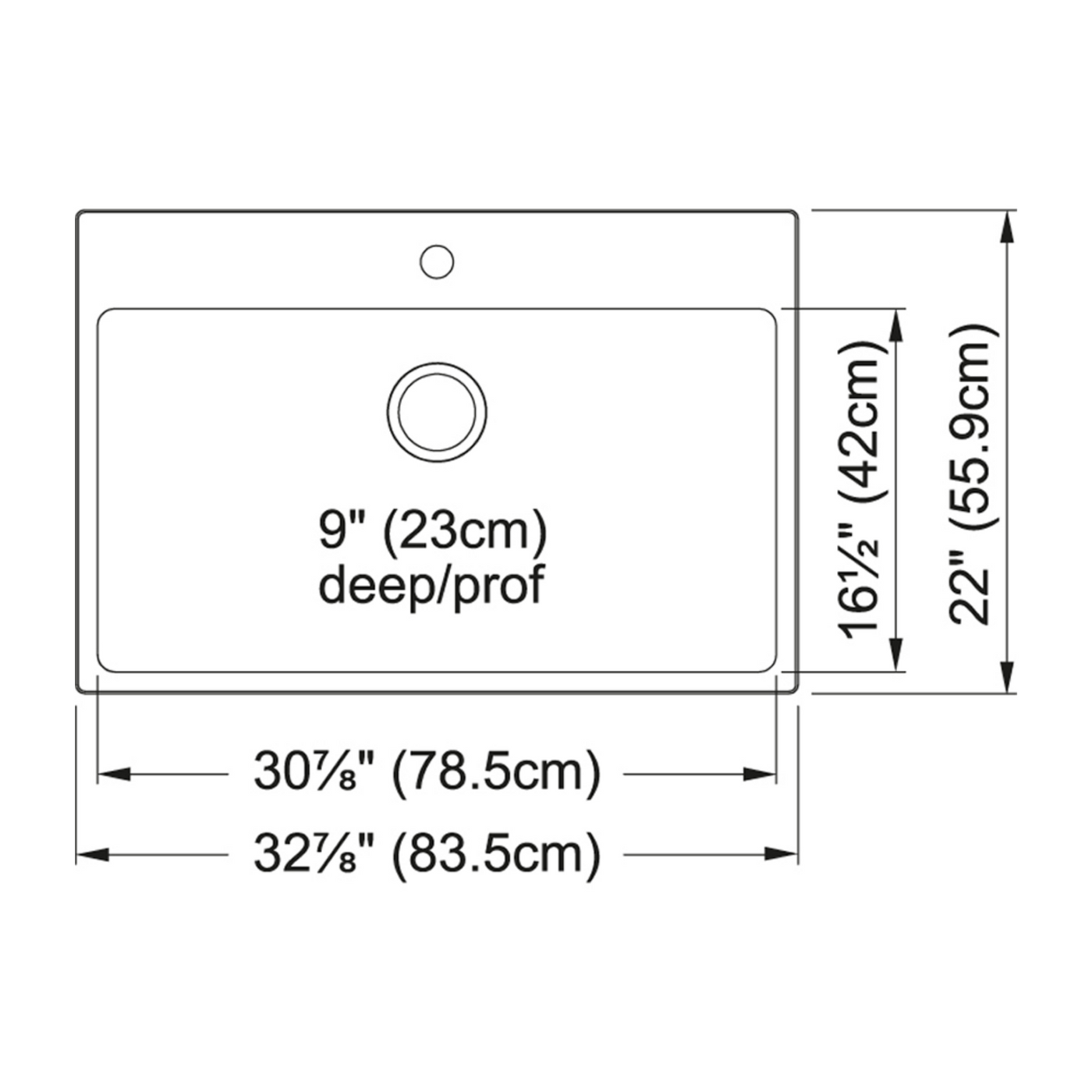 KINDRED - Fregadero de Montaje Bajo de Doble Cubeta - BROOKMORE image 1