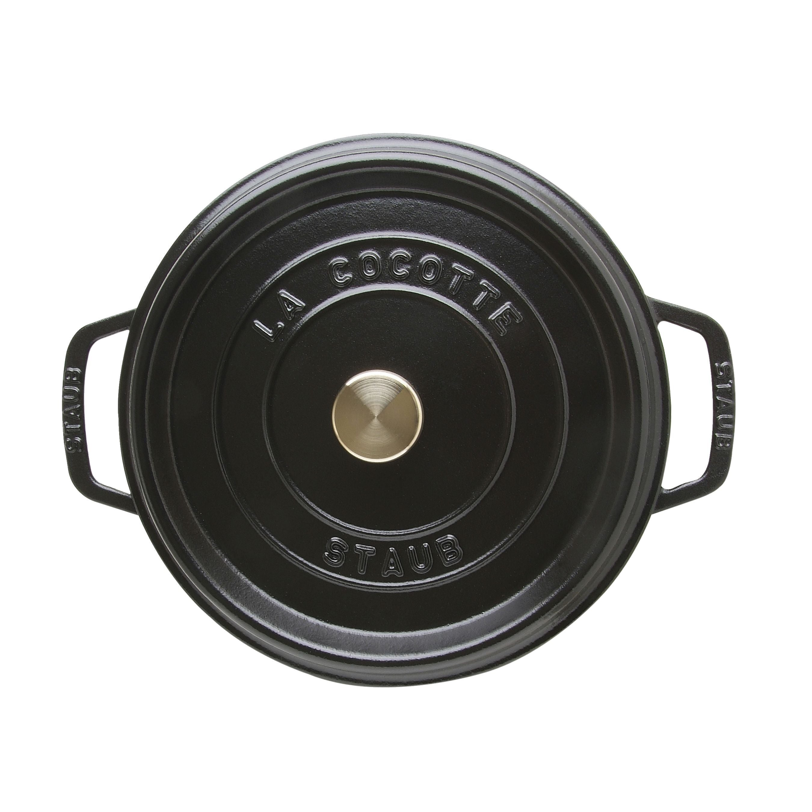 STAUB - Cocotte redonda - 24 cm - Negro image 1