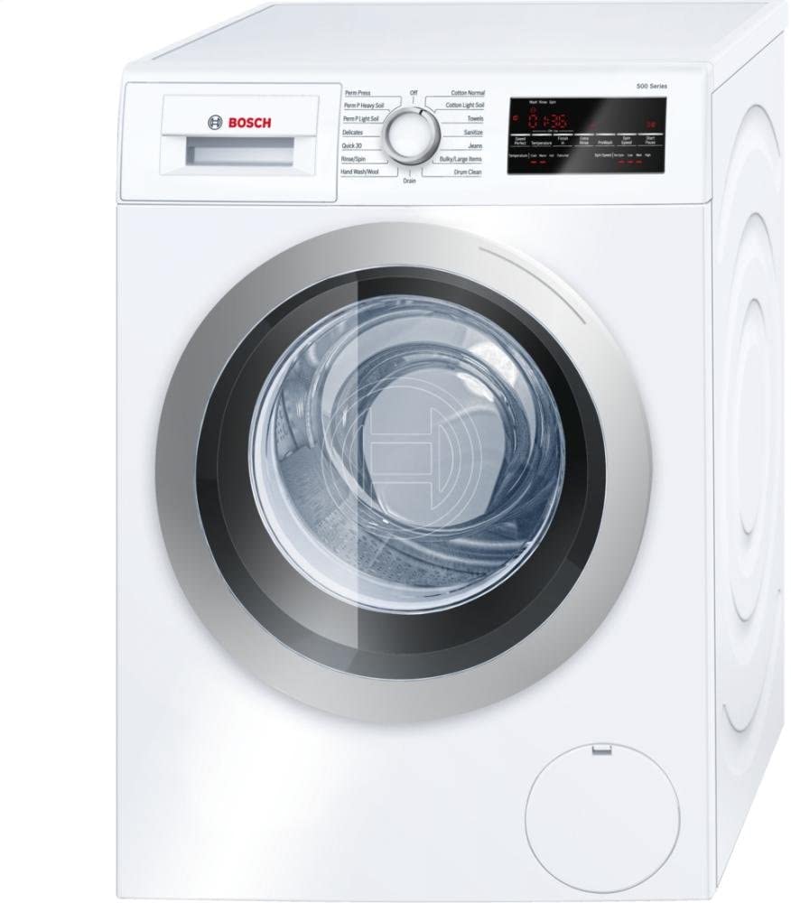 BOSCH - Lavadora de carga frontal serie 500, 24", Blanco image 0