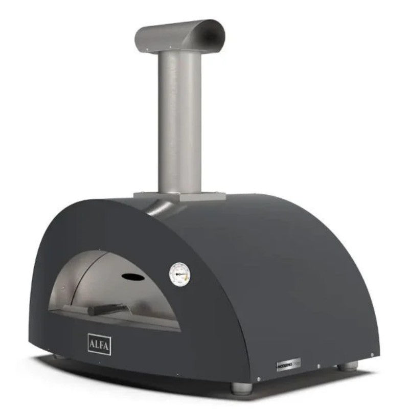 Alfa Forni-Alfa - Moderno 2 Pizze Oven - Gas Ng - Ardesia Grey