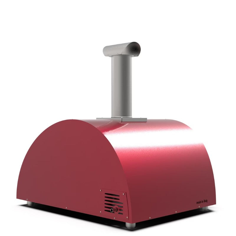 Alfa Forni-Alfa - Moderno 5 Pizze Oven - Gas Lp Or Hybrid With Kit - Antique Red