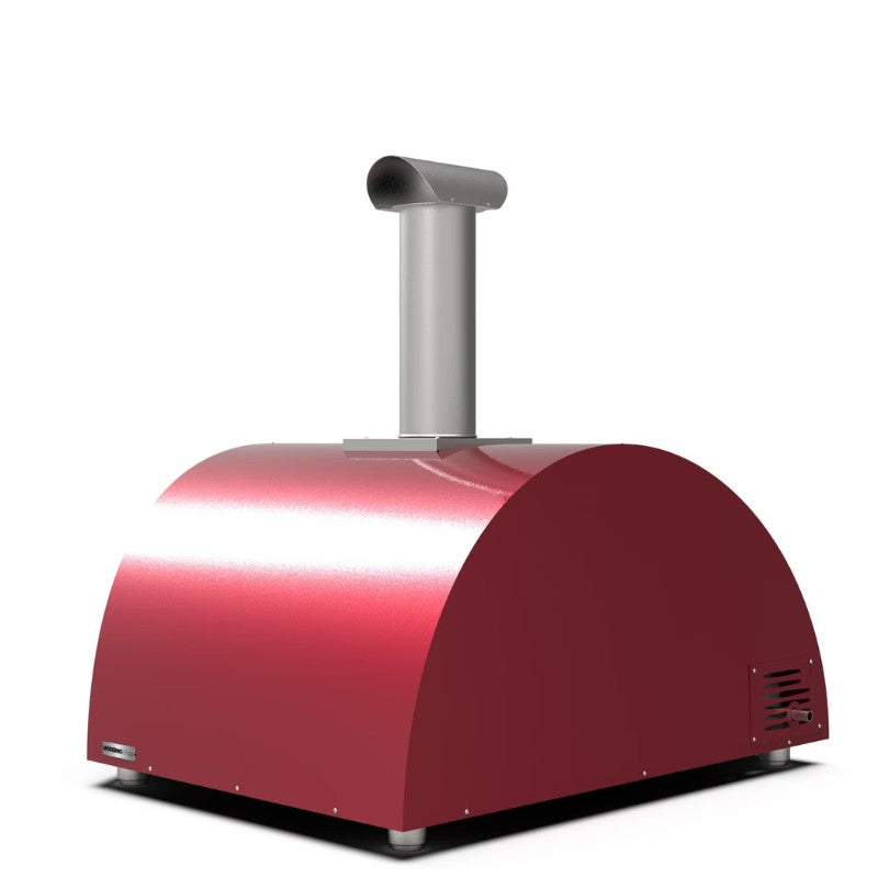 Alfa Forni-Alfa - Moderno 5 Pizze Oven - Gas Lp Or Hybrid With Kit - Antique Red