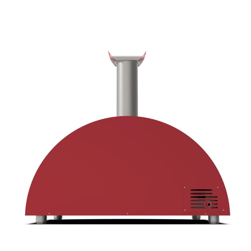 Alfa Forni-Alfa - Moderno 5 Pizze Oven - Gas Lp Or Hybrid With Kit - Antique Red