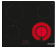Bosch 60Cm Electric Ceramic Cooktop, Series 4, Touch Control, Black, 220-240V/50-60Hz