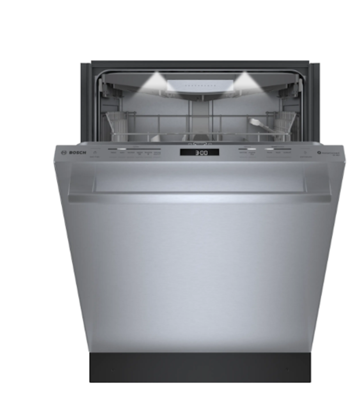 Bosch-Benchmark Bar Hndl, 5/4 Cycles, 38 Dba,Smart Load 3Rd Rck, Timelight, Crystaldry - Ss
