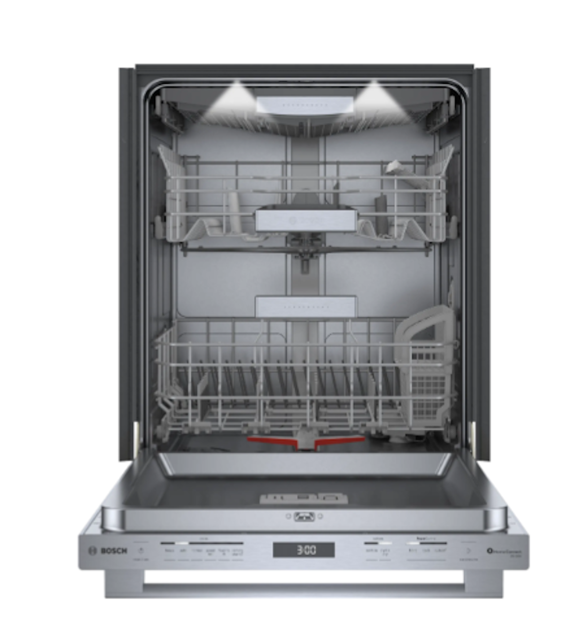 Bosch-Benchmark Bar Hndl, 5/4 Cycles, 38 Dba,Smart Load 3Rd Rck, Timelight, Crystaldry - Ss