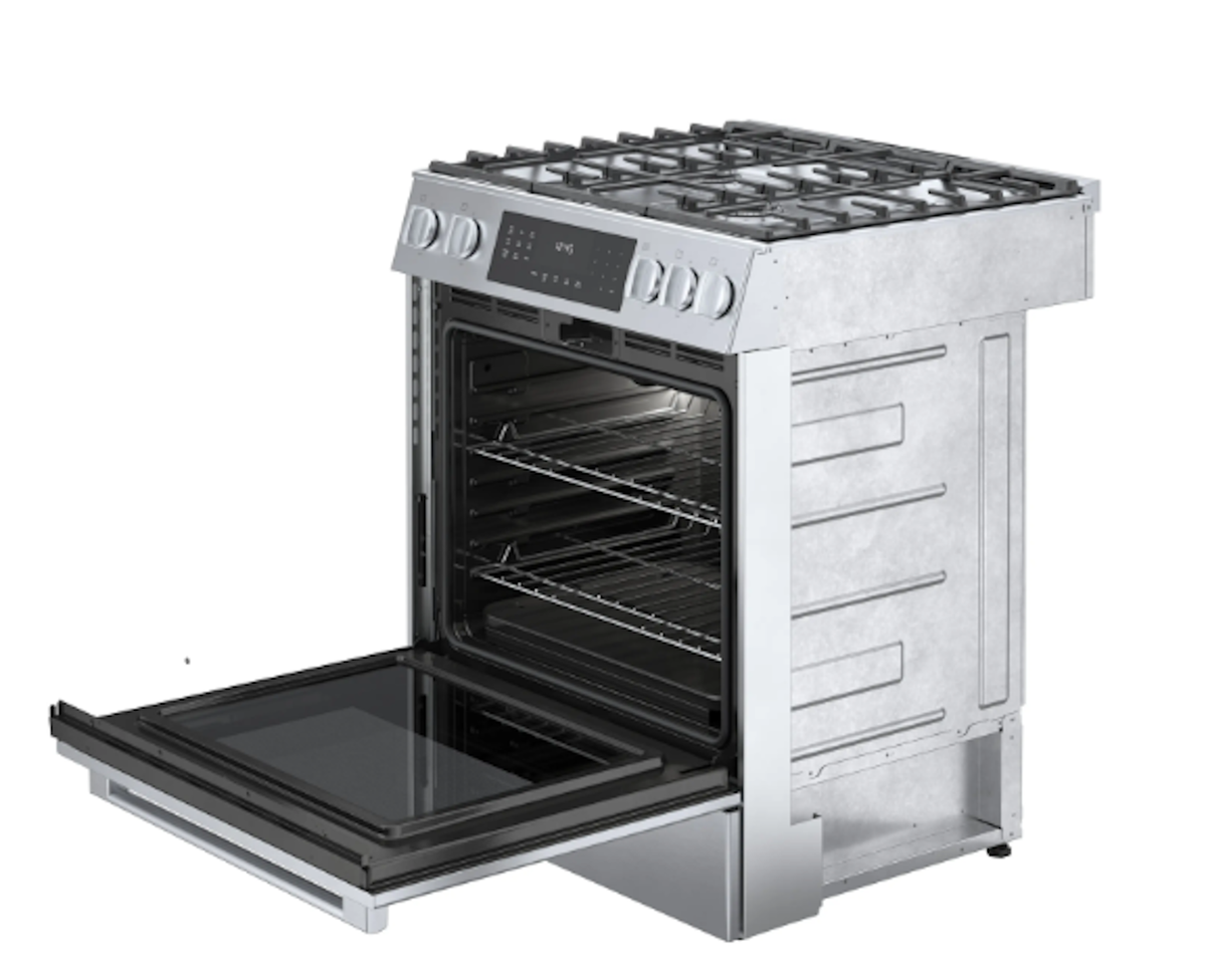 Bosch-Benchmark Series, All-Gas Slide-In Range, Stainless Steel