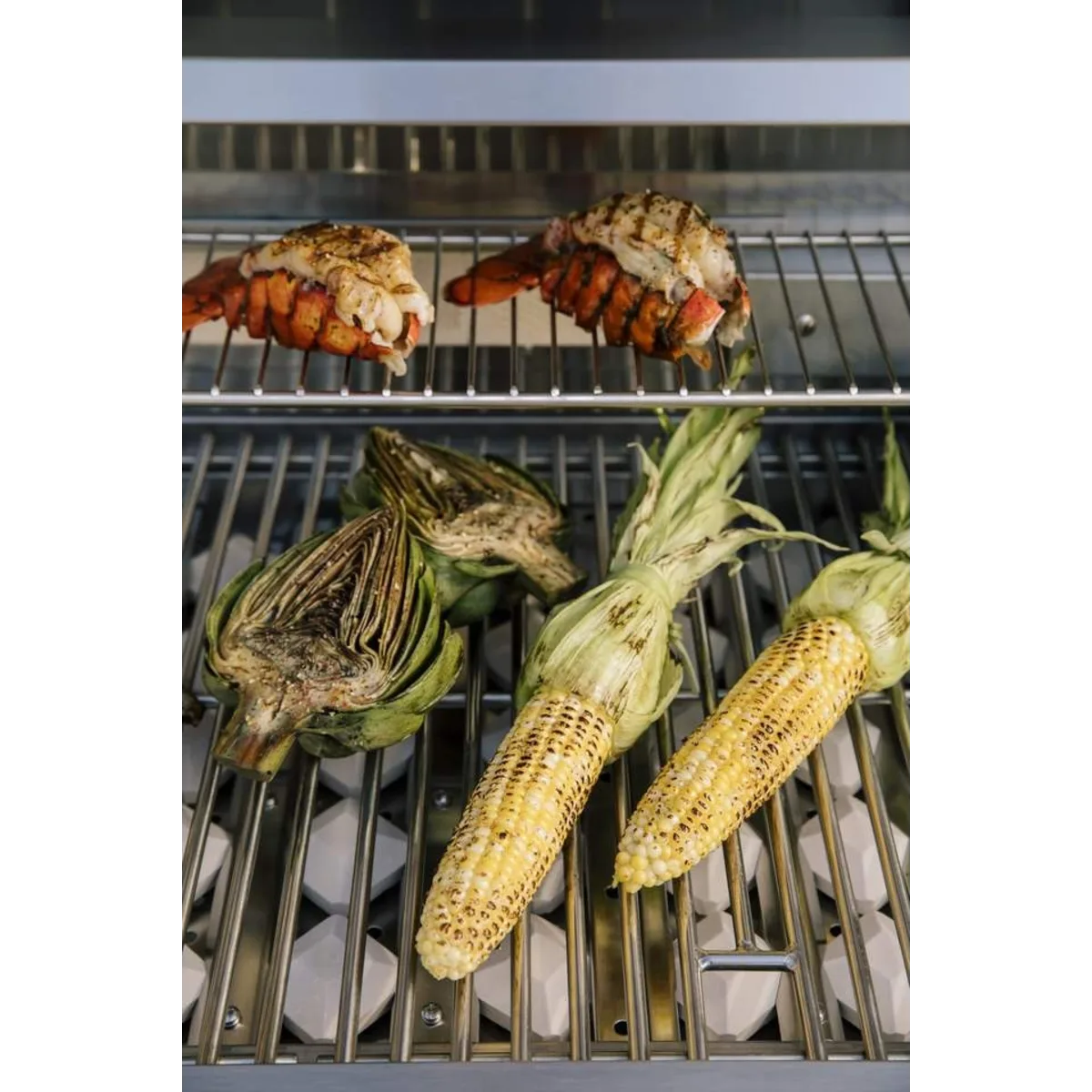 Grill LP COYOTE - Parrilla empotrada de 30" Rapid Sear, gas LP