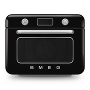 SMEG - Horno de Aire con Vapor Estilo Retro de los 50, Negro