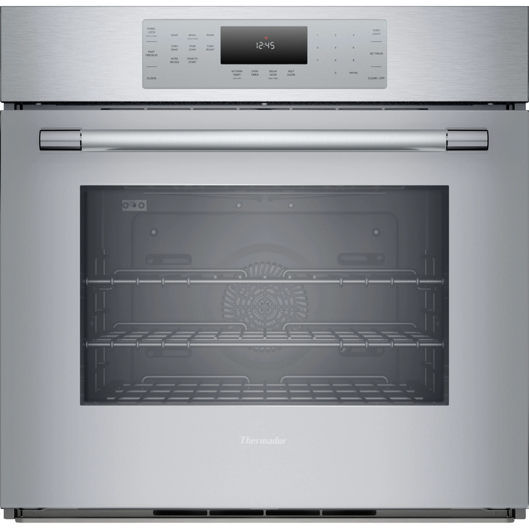THERMADOR - Horno empotrado individual de 30" Masterpiece con tirador profesional