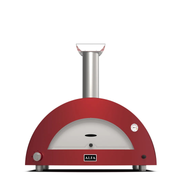 ALFA FORNI - Horno Moderno para 3 Pizzas - Gas/Híbrido - Rojo Antiguo