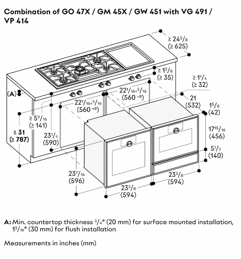 Gaggenau-Combi-Microwave Oven 24" Expressive Series, Right Hinge (Replaces Bm450710, Oct '25)