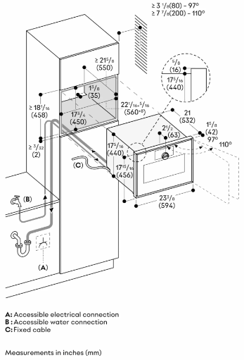 Gaggenau-Combi-Steam Oven 24" Expressive Series, Left Hinge, Plumbed (Replaces Bs471612, Oct '25)
