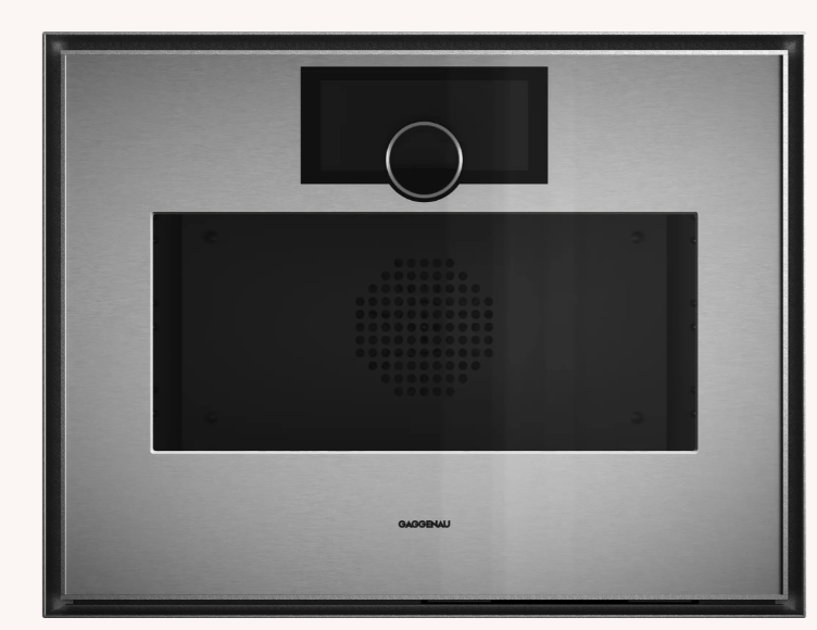 Gaggenau-Combi-Steam Oven 24" Expressive Series, Left Hinge, Plumbed (Replaces Bs471612, Oct '25)