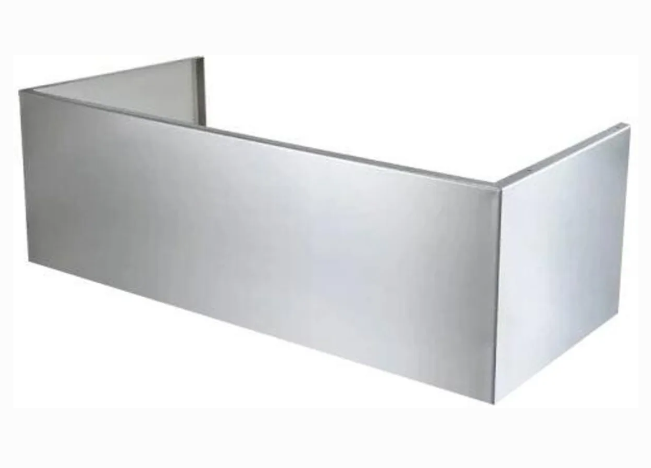 Dacor-Duct Cover, 30" Wide, 12" High, 990C Series Hood, Silver