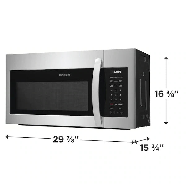 FRIGIDAIRE - Microondas de 1.8 pies cúbicos para colocar sobre la estufa