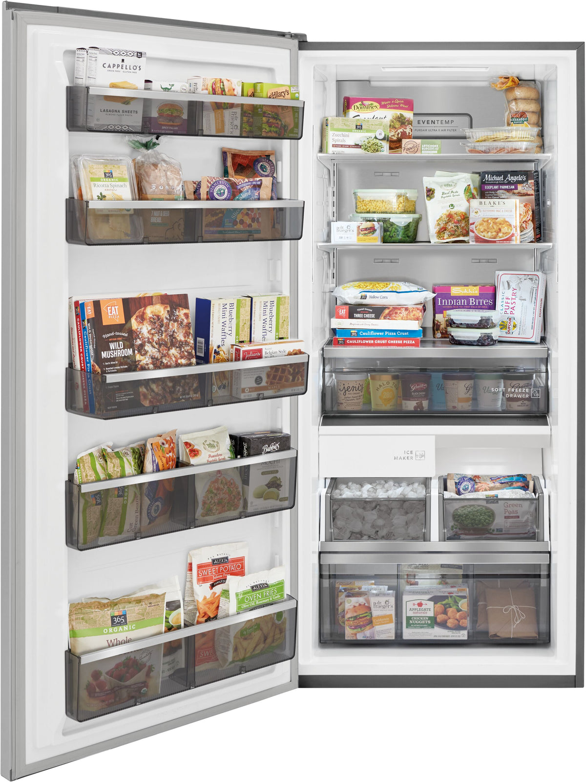 Frigidaire Professional, congelador vertical independiente de 19 Cu.Ft,acero inoxidable, Inverter.