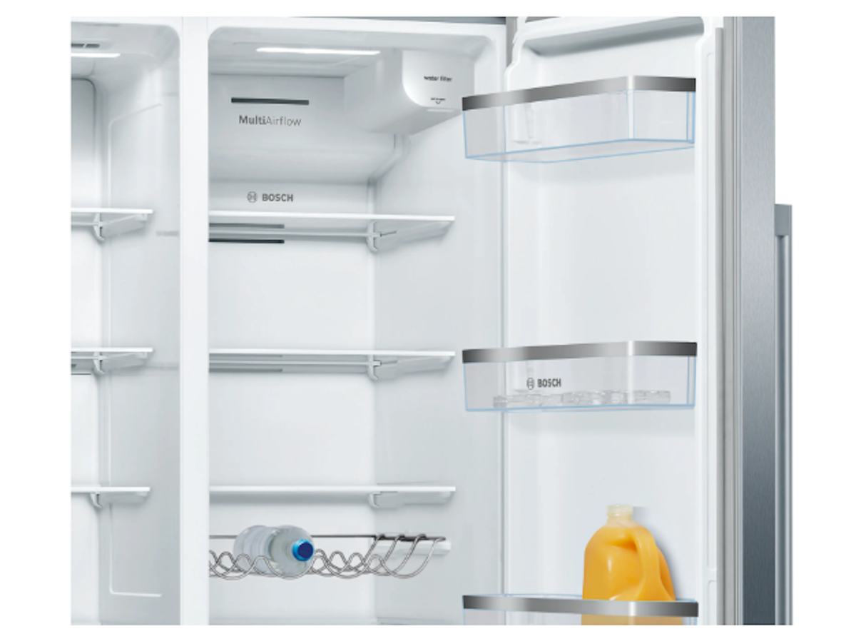 Bosch-Frío, Frigorífico Americano Nofrost, Libre Instalación, Energ E, 179X91X71 Cm, 560 L., , Multibox. Homebar. Dispensador De Agua Y Hielo Con Conexión A La Red De Agua.
