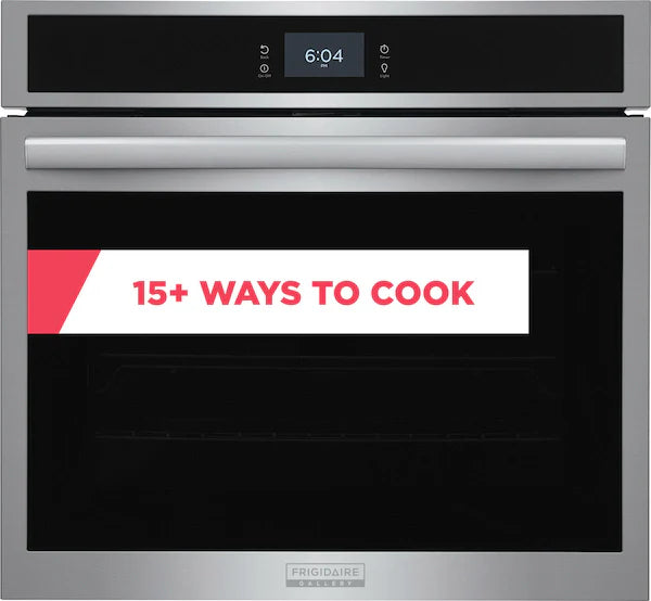 FRIGIDAIRE - Gallery Horno eléctrico empotrado individual de 30" con más de 15 formas de cocinar