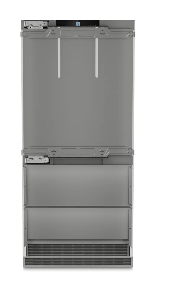 LIEBHERR - Refrigerador totalmente integrado de 36" con congelador inferior, fabricador de hielo, bisagra izquierda, listo para panel