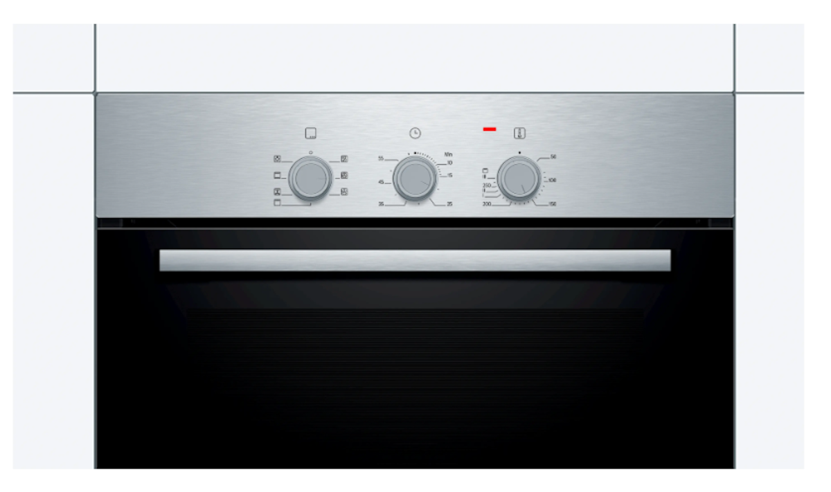 Bosch-Horno Empotrable De Acero Inoxidable 60Cm Con Tecnologia 3D Hot Air