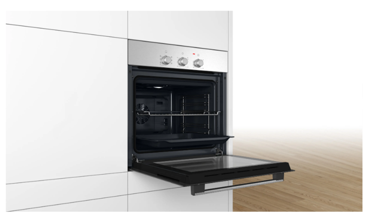 Bosch-Horno Empotrable De Acero Inoxidable 60Cm Con Tecnologia 3D Hot Air