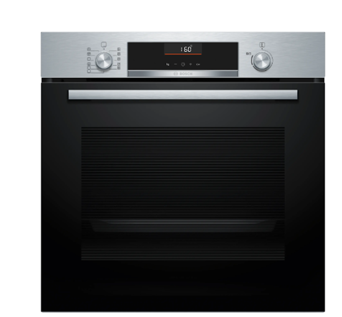 Bosch-Horno Multifunción (7), Encastrable, 60 Cm., 71 L., Cristal Negro/Inox, A, Ap. Abatible, Asistente De Limpieza, Display Lcd,1 Cliprail,
