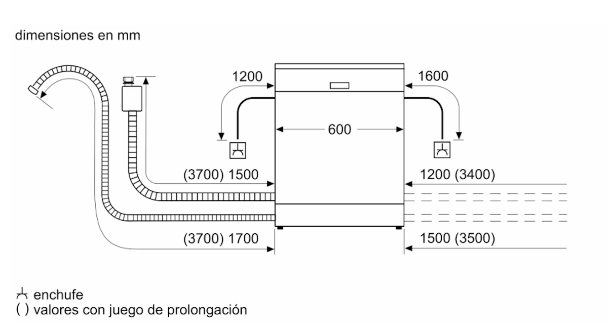 Bosch-Lavavajillas De Libre Instalación, 60 Cm, Activewater, Silencioso 48Db, Acero Inoxidable