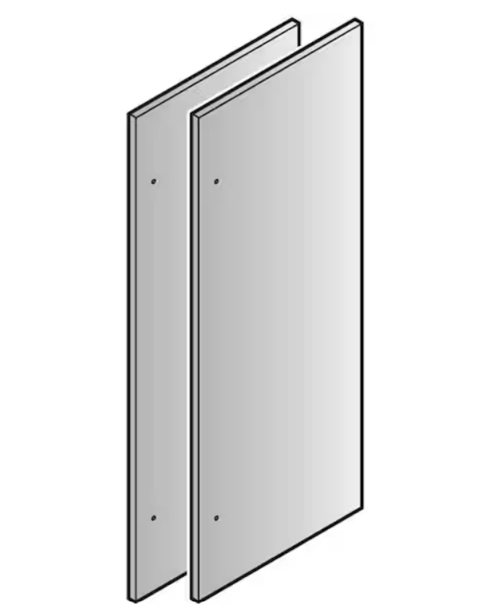 Liebherr 84 French Door Stainless Panels For Hc(B)S