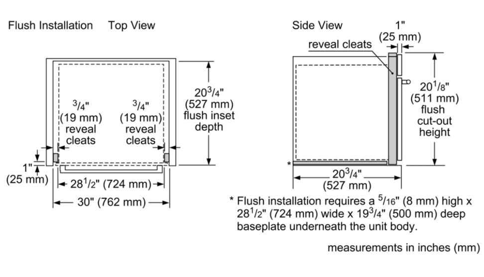 Thermador-Mast Solo Microwave, 30", 120V
