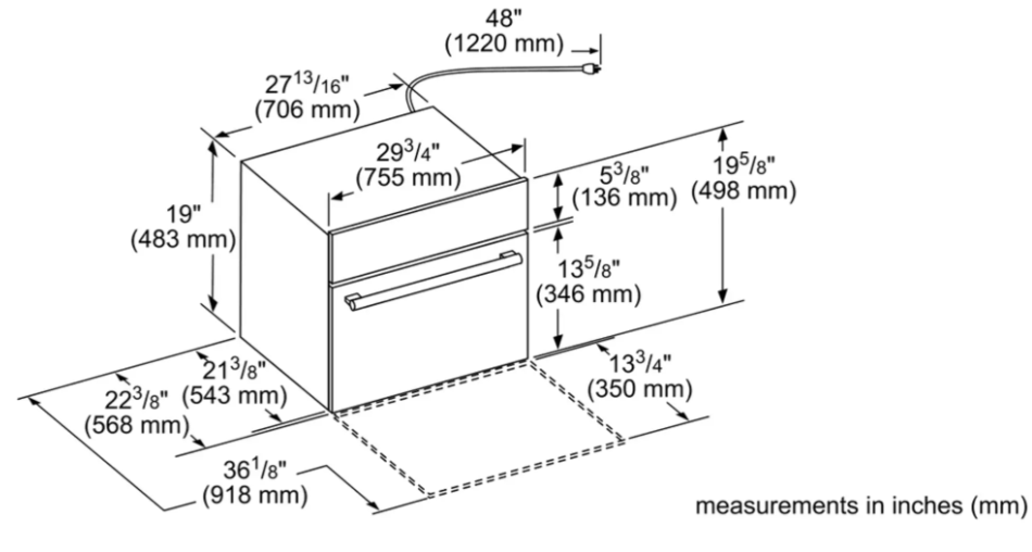 Thermador-Mast Speed Oven, 30", 208-240V