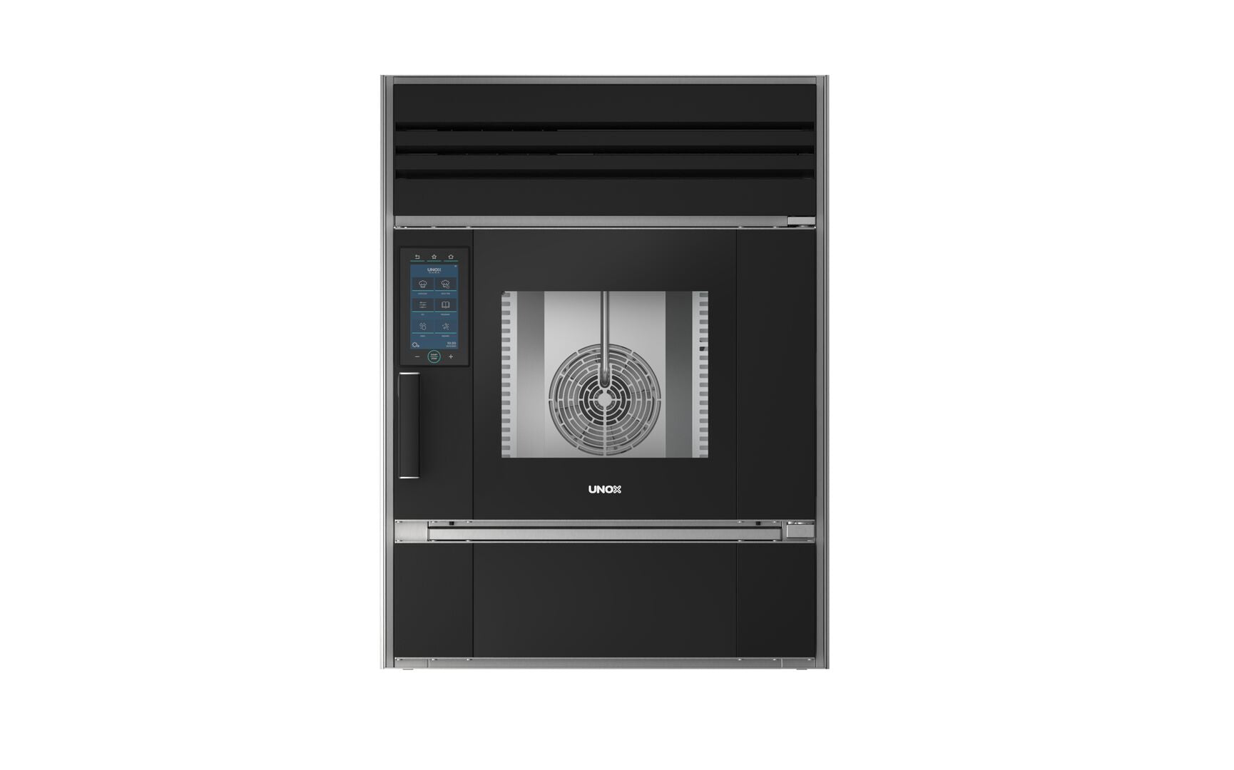 UNOX CASA - SuperOven Model 1S, right hinge, right handle position - Matt black 220-240V