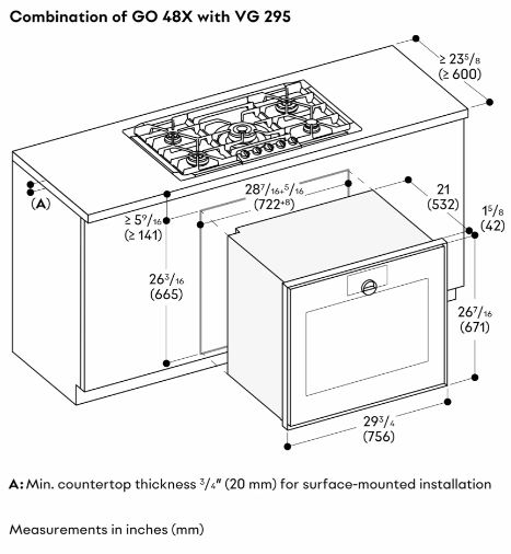 Gaggenau-Oven 30" Expressive Series, Right Hinge