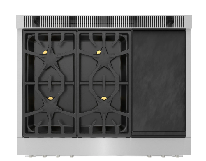 Thermador-Pro-Grand 36" Df Range 4 Brnr Induction