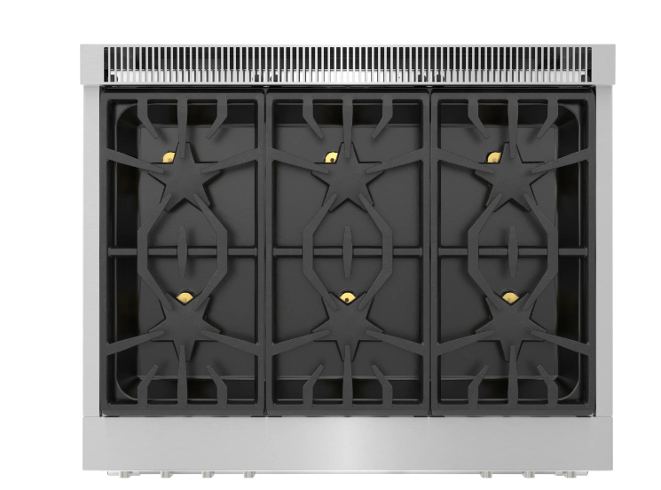 Thermador-Pro-Grand 36" Gas Range 6 Brnr