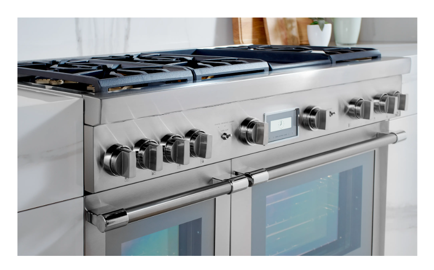 Thermador-Pro-Grand 48" Df Range 6 Brnr Griddle