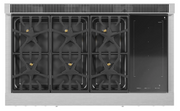 Thermador-Pro-Grand Steam 48" Df Range 6 Brnr Induction