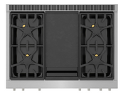 Thermador-Pro-Harm 36" Gas Range 6 Brnr