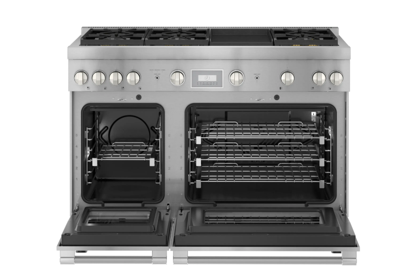 Thermador-Pro-Harm 48" Df Range 6 Brnr Griddle