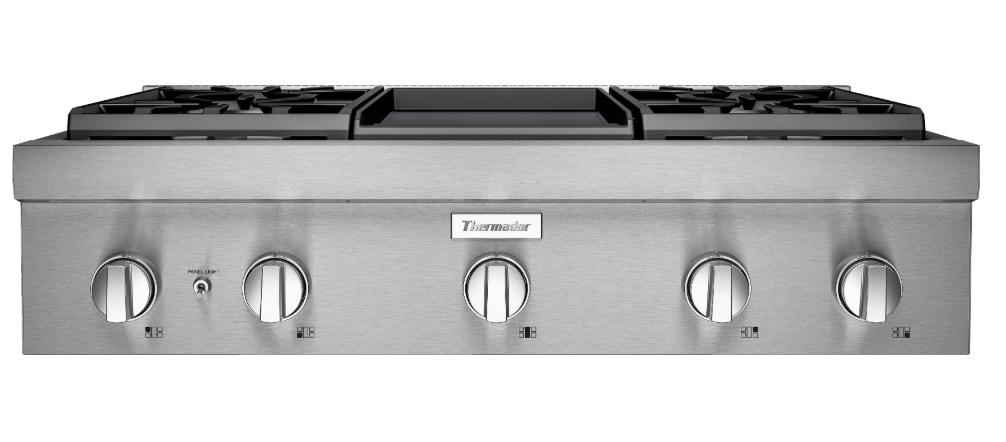 Thermador-Pro Rangetop 36" 4 Brnr Griddle