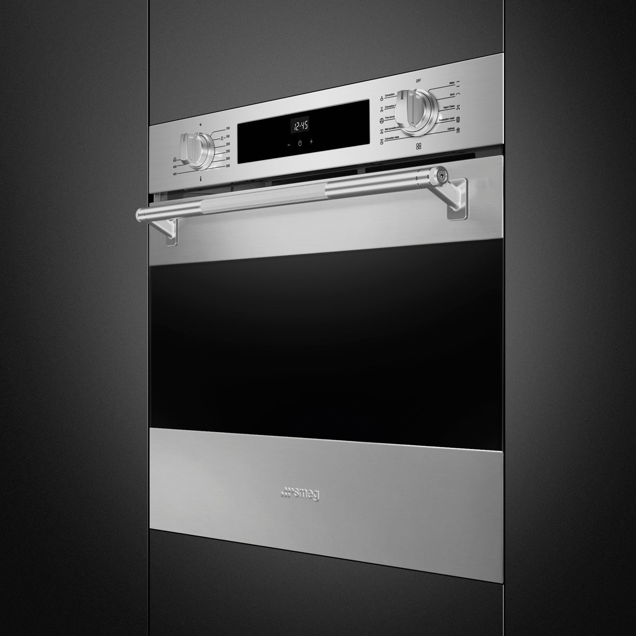 SMEG - Horno eléctrico de 76 cm/30", clásico