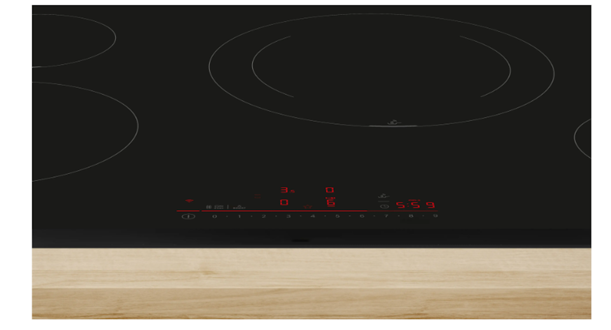 Bosch-Serie 6 Placa De Inducción 80 Cm Negro, Con Perfiles