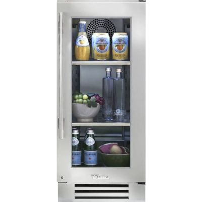 True-Stainless Glass - 2 Glass Shelves - Hinge Left (L)