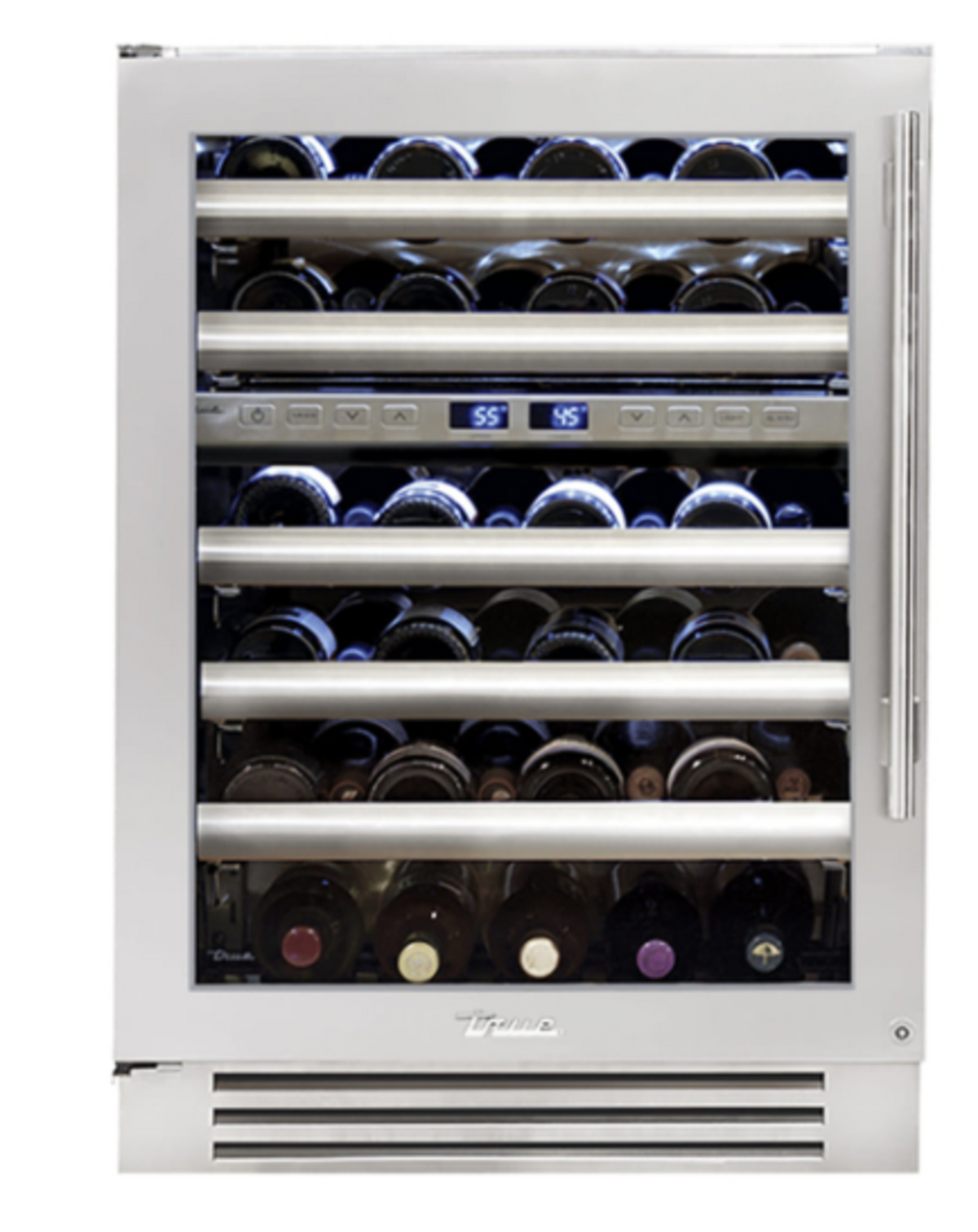 True-Solid Panel Ready - 5 Pullout Wine, 1 Floor Cradle - Hinge Left (L)
